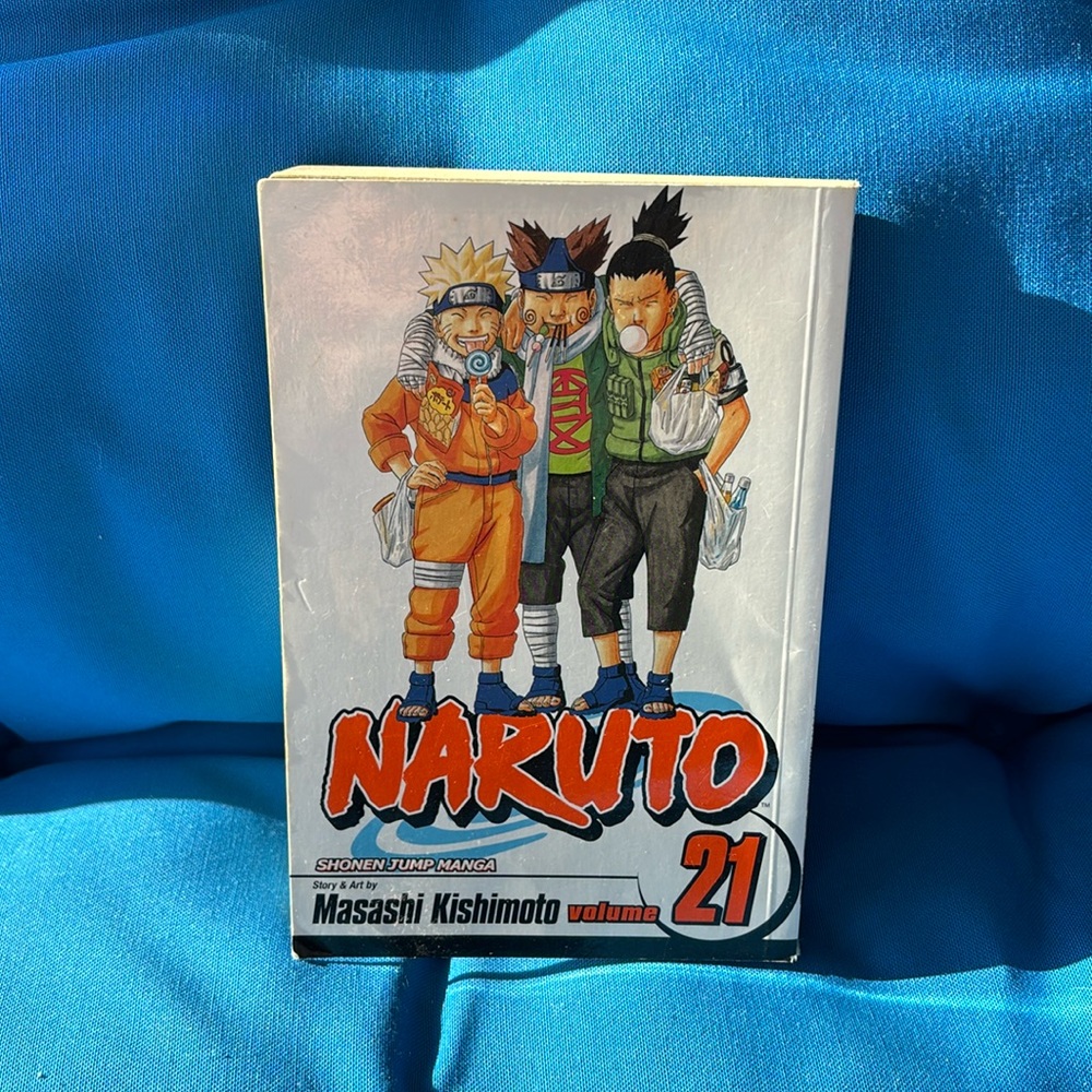 Naruto Comic Volume 21 Shonen Jump Rated T For Teens Bu Masashi Kishimato
